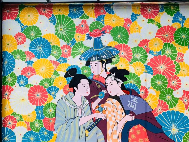 Nhận Vẽ Tranh Tường Phong Cách Nhật Bản Giá Tốt | Hồng Thanh Art