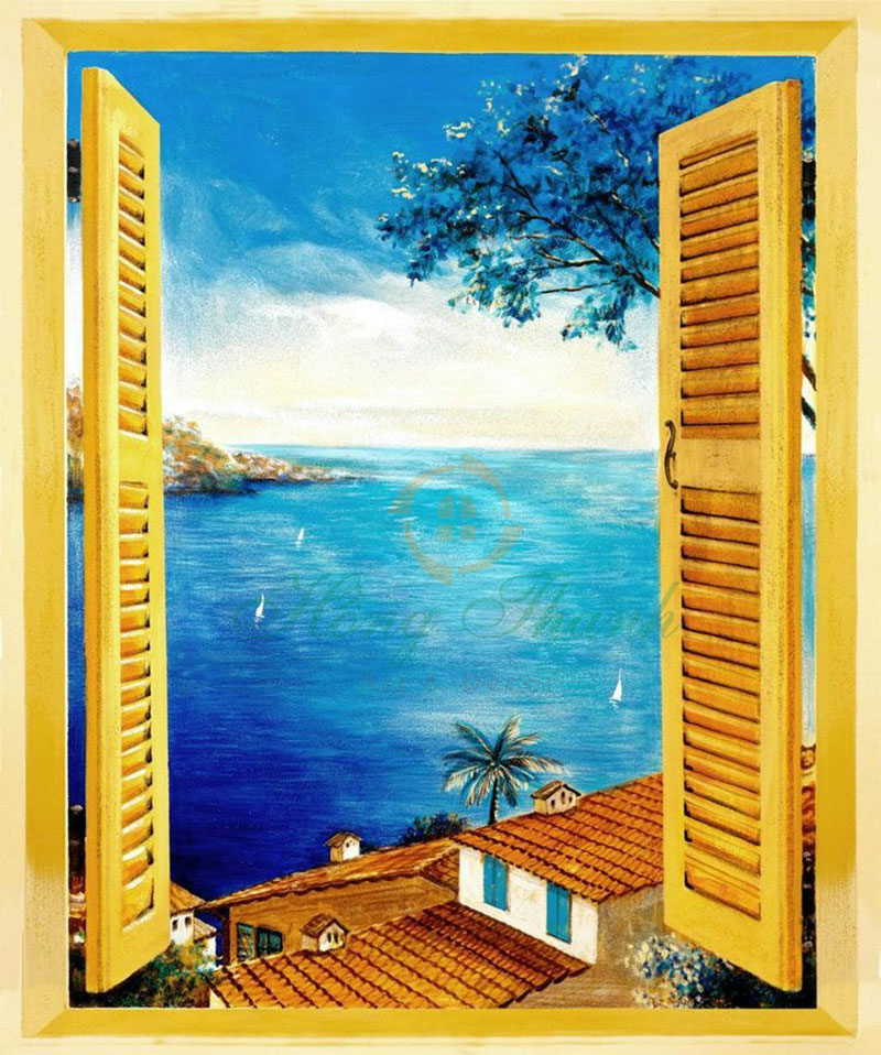 Vẽ tranh tường cửa sổ: Thật tuyệt vời khi bạn có thể biến ngôi nhà của mình thành một tác phẩm nghệ thuật đẹp mắt với sự kết hợp của vẽ tranh tường cửa sổ. Sự phối hợp và thiết kế độc đáo sẽ tạo nên một không gian sống sang trọng và đầy ấn tượng.